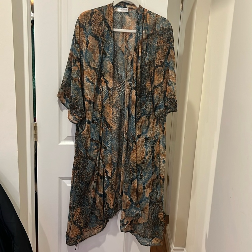Snake print tunic